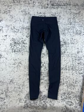 Lululemon Leggings Womens 4 Black Skinny High Rise Performance Workout Training